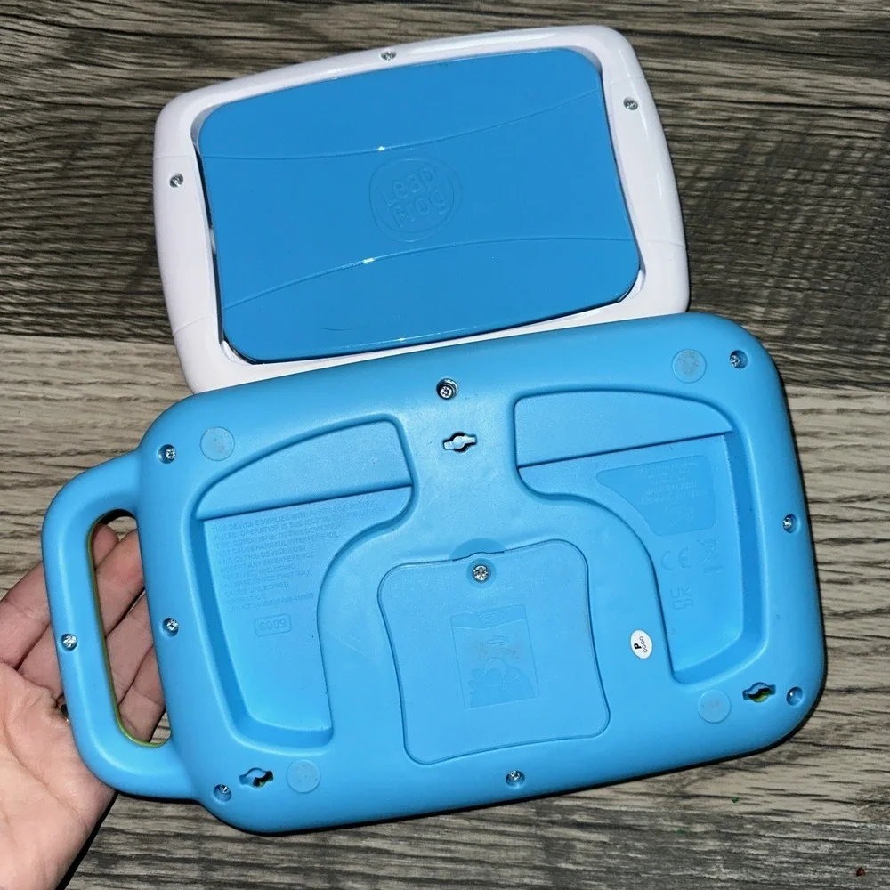 Leap Frog 2 in 1 LeapTop Touch Blue Green Learning Toy - Preowned WORKS